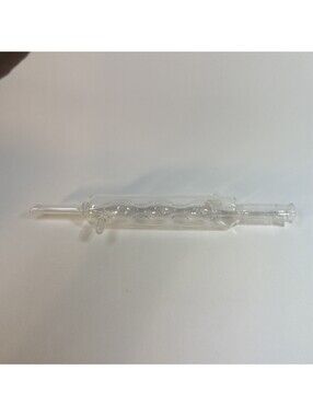 Vintage GlassThree Bulb PYREX Condenser Laboratory School Chemistry